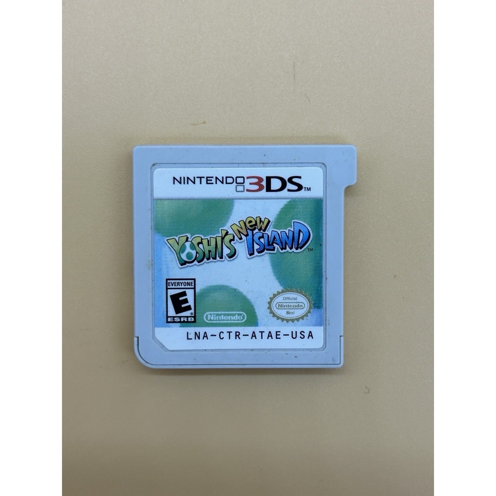 Yoshi's New Island Nintendo 3DS Game Authentic Cartridge Tested Working